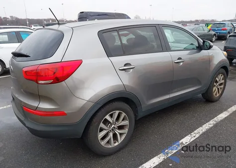 2016 Kia Sportage Lx из США, поврежденный, VIN KNDPBCAC6G7831989